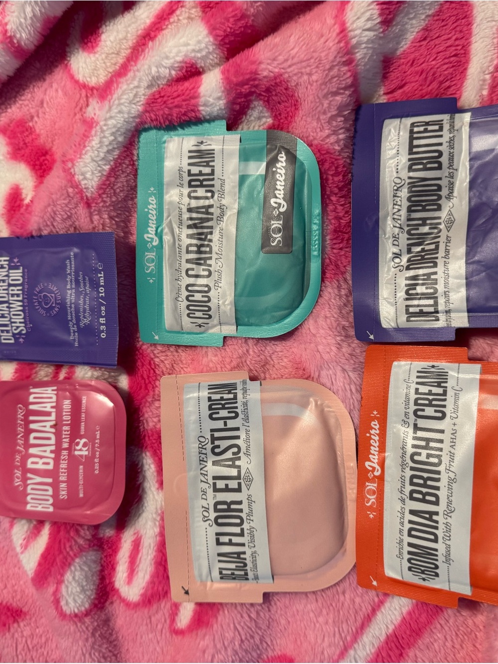 Sol de Janeiro Sample Set x6 - 39, 40, 59, 68, 48